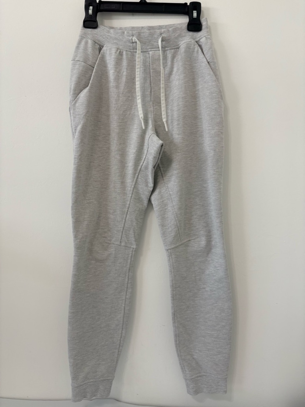 Lululemon City Sweat Jogger Sz XS Heathered Ultra Light Grey EUC